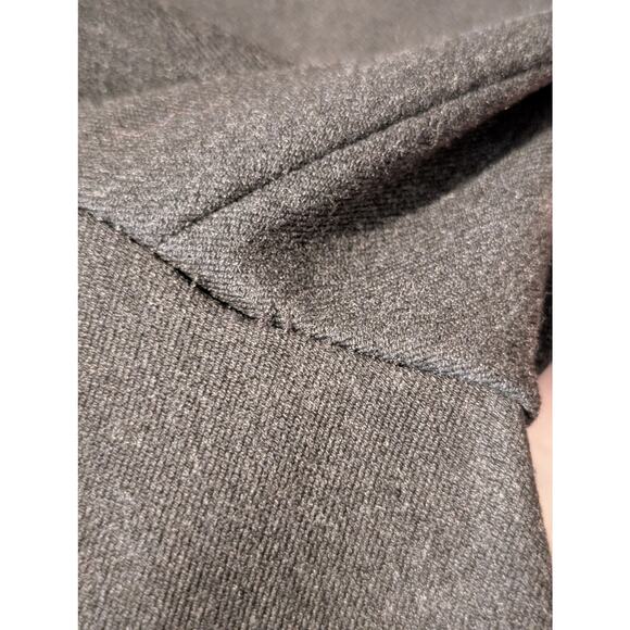 VTG Talbots Gray Stretch Wool Full Zip Front Unlined Jacket Womens Plus Size 12W - Picture 5 of 9